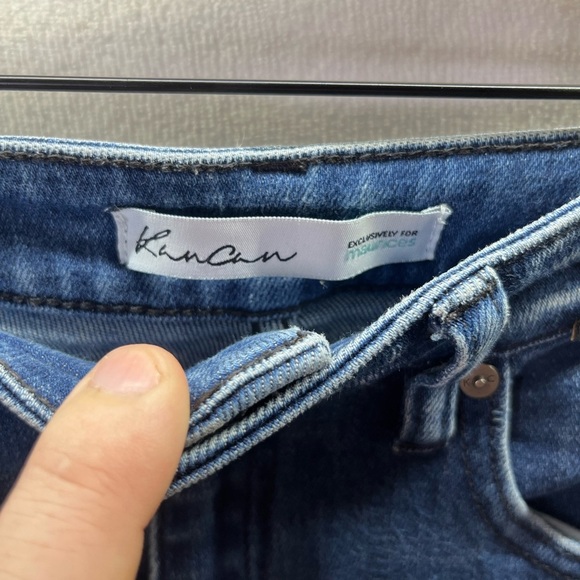 KanCan Distressed Skinny Ankle Jeans Womens 28 Blue Denim Stretch Frayed 2157 - Picture 2 of 8